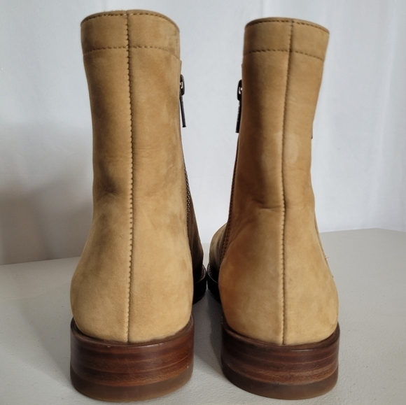Frye Natalie Double Zip Leather Bootie - Size 7.5 - Picture 6 of 16